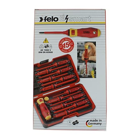 Felo Esmart Set Felo 07157 53439 E-Smart Box With 12 Interchangeable Blades And Handle ...