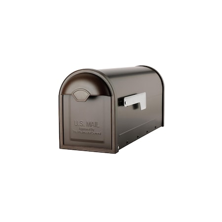 Architectural Mailboxes Winston Post Mount Mailbox Rubbed Bronze 