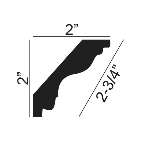 Architectural Products By Outwater 2 in. x 2 in. x 6 in. Long Rope ...