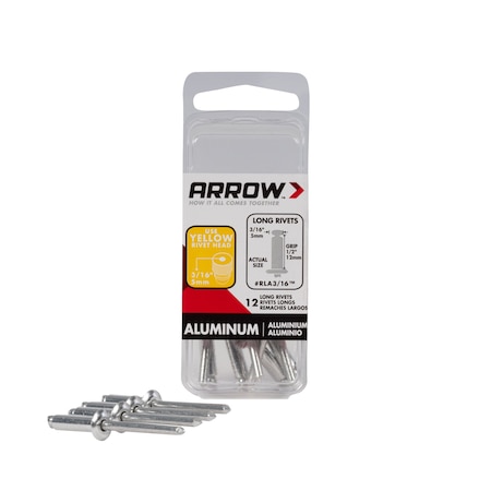 Arrow Fastener Rivet, 3/16
