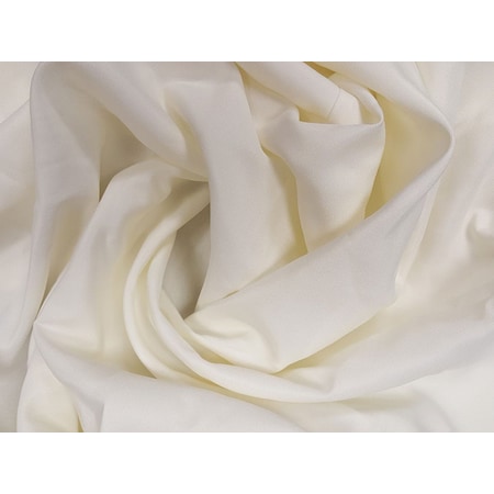 120" Round Polyester Tablecloth, Ivory