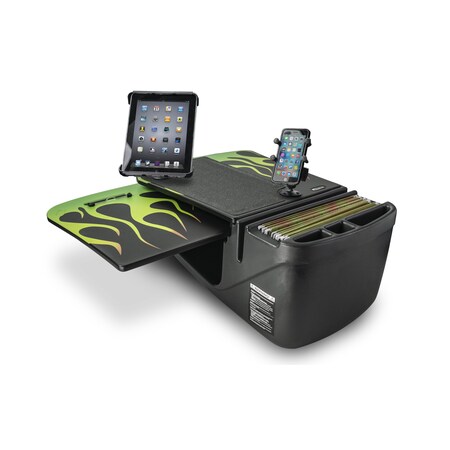 Autoexec GripMaster Candy Apple Green Flames with Phone Mount and ...