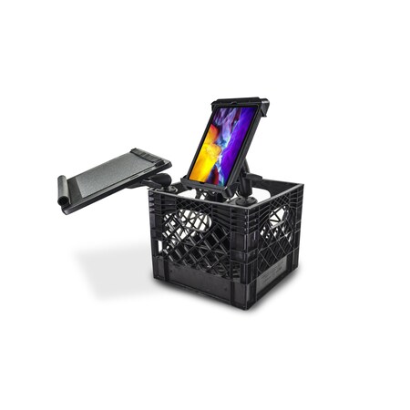 Autoexec Milk Crate Vehicle and Mobile Office Work Station with Laptop ...