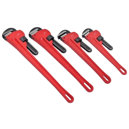 ATD 4-Piece Heavy-Duty Pipe Wrench Set