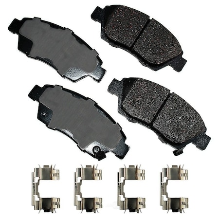Ultra Premium Ceramic Pads, Akebono Act621A Proact