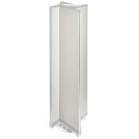 Pin Wheel Display Azar Displays Pinwheel Pegboard Floor Display on Revolving Base ...