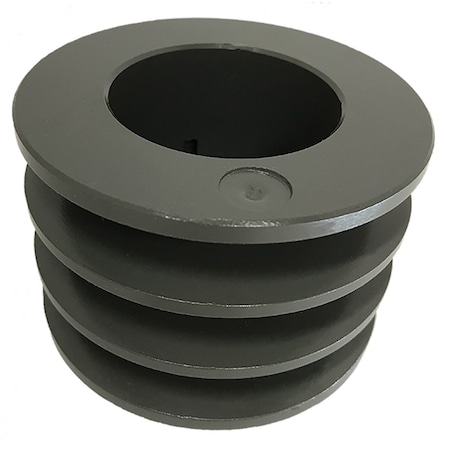 B&B Manufacturing Bushing 3 Groove V-Belt Pulley 3.75 inch OD 3B34SH | Zoro