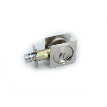 Privacy Function Lock Orca Hardware Pocket Door Lock, Square, Privacy Function, US15 Satin ...
