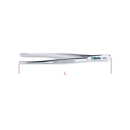 Beta Straight End Spring Tweezer 009960001 | Zoro