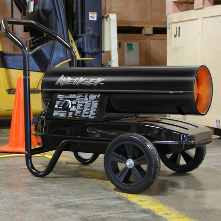 Avenger Portable Kerosene Multi-Fuel Forced Air Heater - 125,000 Btu -  Model# FBD125T | Zoro