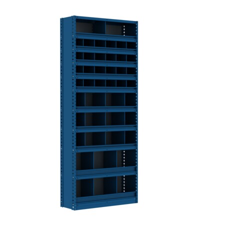 Borroughs Steel Add-On Pigeonhole Bin Unit, 24 in D x 87 in H x 36 in W ...