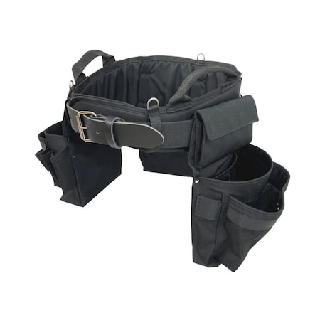 BOULDER BAG Ultimate Pro Framer MAX Tool Belt - Triple Combo With Comfort Back Support, Quick Release, Heavy Duty Blue (Medium 28-32") - View #10