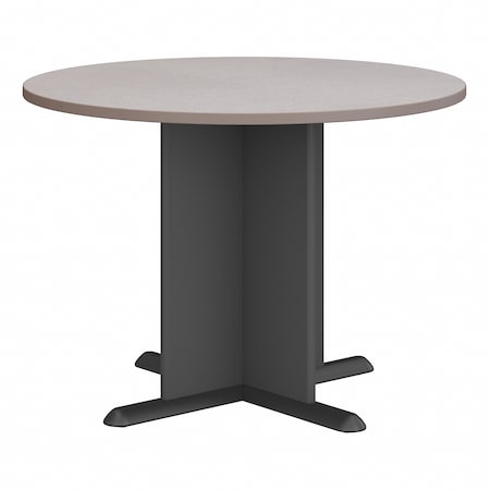 Table Bush Round Table Bush Business Furniture Series A & C 42 Inch Round Conference Table in ...