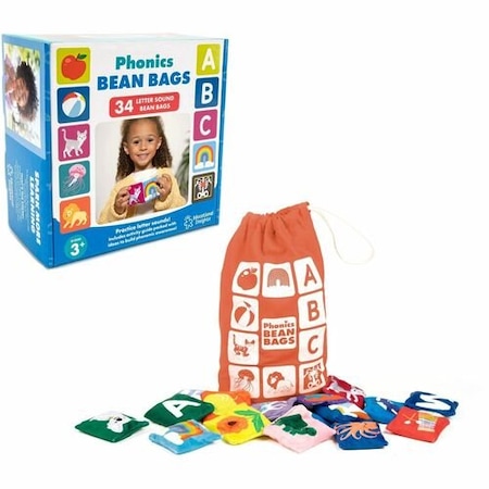 Learning Resource Bag With Label Pocket Learning Resources Bean Bag Set, Phonics, Pre-K, 26 Bean Bags LRN3050 ...