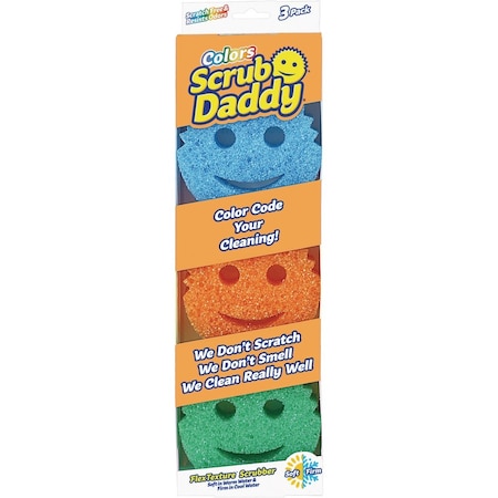 Eraser Daddy Set of 12 Water Activated Sponges By Scrub Daddy on