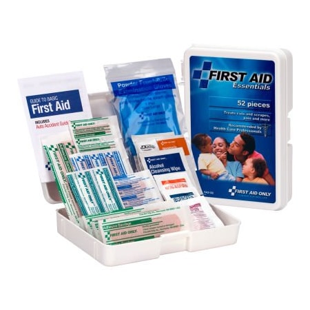 First Aid Only Personal First Aid Kit, Plastic Case, 52 Piece, 20PK