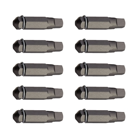 Quikdrive No. 3 Square Driver Bit Pack BIT3S-RC10 | Zoro