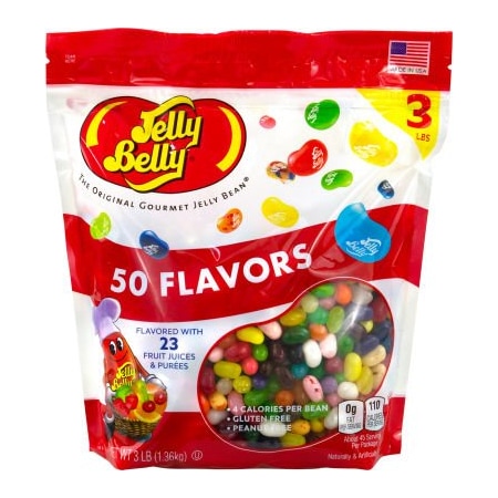 Green Rabbit Holdings JELLY BELLY 50 Flavors Jelly Beans Assortment, 3 ...