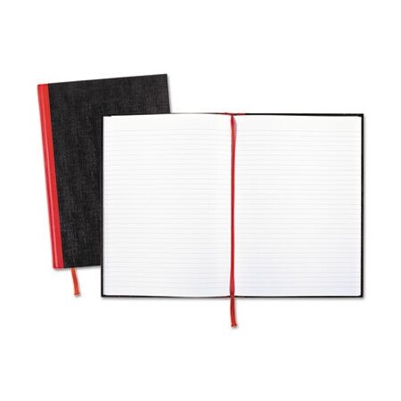 Mead Products BlacknRed, CASEBOUND NOTEBOOKS, WIDE/LEGAL RULE, BLACK ...