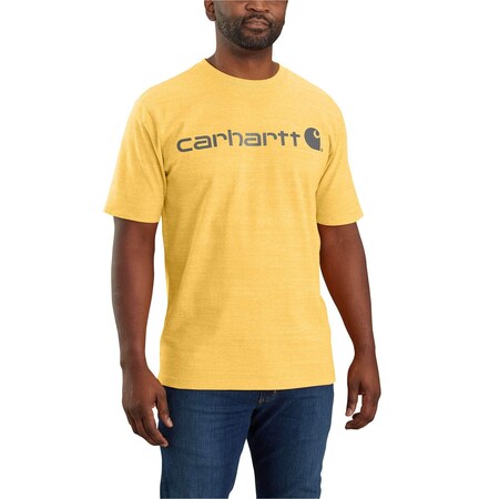 Carhartt Loose Fit Heavyweight Short-Sleeve Logo Graphic T-Shirt ...