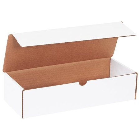 18 X 12 X 2" White Tab Locking Literature Mailers S-11231 - View #4