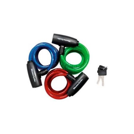 Master Lock No 8127TRI Cable Lock Keyed Alike 6'L Keyed Cable Bike lock, PK4