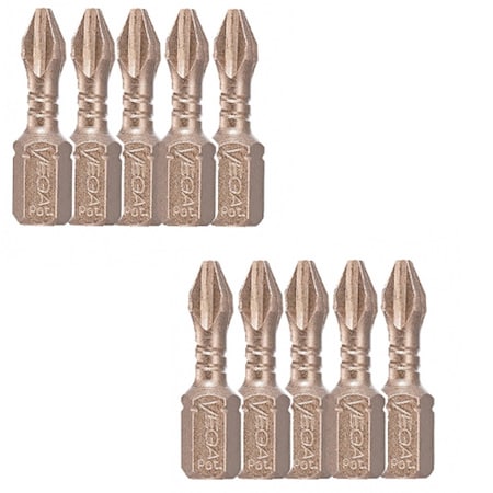 Vega Impactech No 2 Phillips Insert Bit P125P2A-10 | Zoro