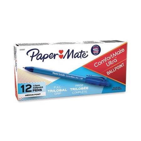 Sanford Paper Mate, COMFORTMATE ULTRA RETRACTABLE BALLPOINT PEN, 1MM ...