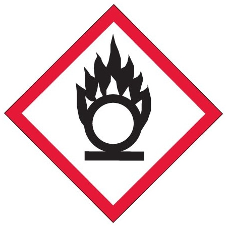Bsc Preferred 2 x 2'' Pictogram - Flame Over Circle Labels BUY00039640 ...