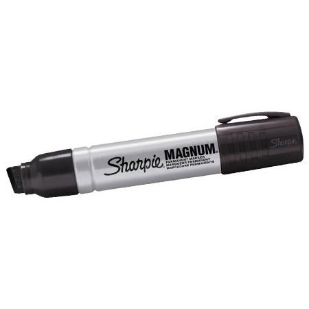 Bsc Preferred Black Sharpie Magnum Markers, 12PK MK404BK | Zoro