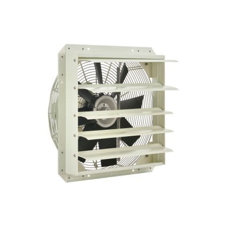 Global Equipment 18" Corrosion Resistant Exhaust Fan with Shutter ...