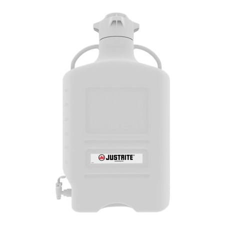 Justrite Justrite 12942 Carboy With Spigot, PP, 40-Liter 12942 | Zoro
