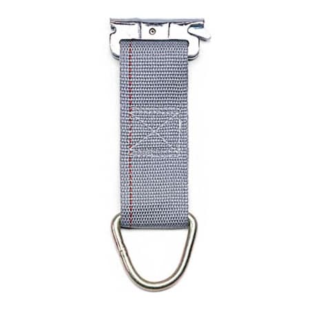 Kinedyne Rope Tie Off - 6" x 2" D-Ring Spring-Loaded Fitting - 660001 ...