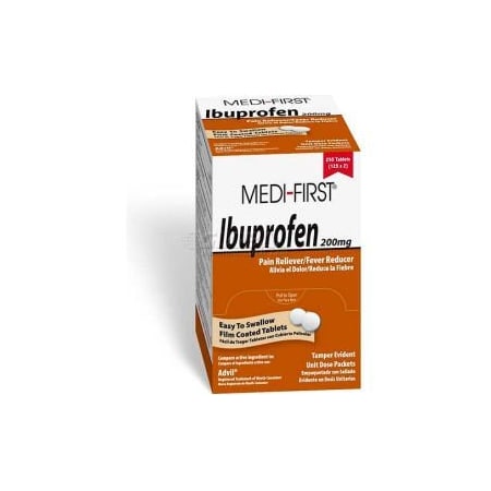 Ibuprofen, 200mg, 250/Box