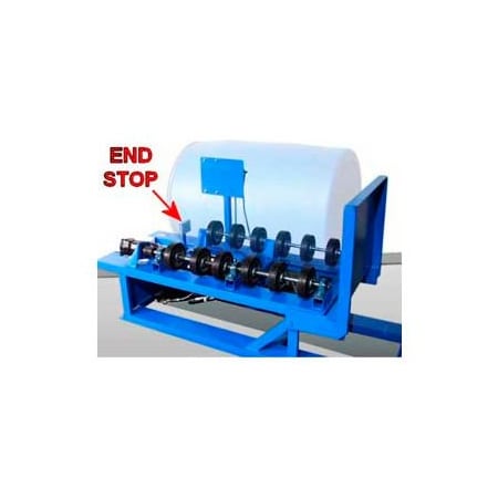 Roll Poly Drum Option POLY-456FI on Morse 456 - Field Installed with Extra Wheels & End Stop