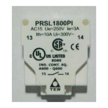 Springer Controls Co T.E.R., PRSL1800PI 1 N.O. Single Switch, Use w ...