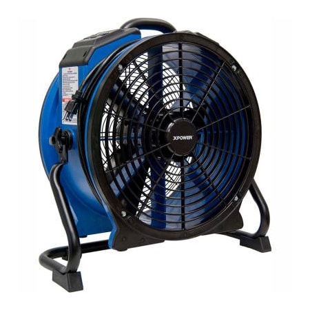 Xpower XPOWER Industrial Axial Fan With Timer, Variable Speed, 1/3 HP ...