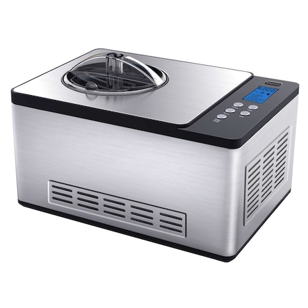 Ice Cream Maker 2 Qt Capacity Stainless Steel Bowl Yogurt Maker