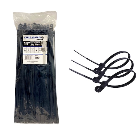 Produktbild von Kable Kontrol CTMD – Metallnachweisbare Nylon-Kabelbinder, 100 Stück, USA-Qualität