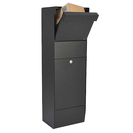 Allux Allux Series Grandform Mail & Parcel Box ALX-GRP-BK | Zoro