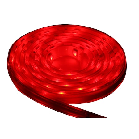 Lunasea Lighting Red Flexible Strip Led 12V 5M W/Connector LLB-453R-01 ...