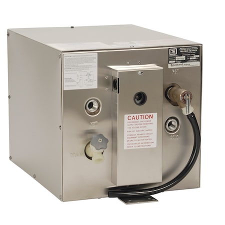 Whale Marine Whale Seaward 6 Gallon Hot Water Heater w/Rear Heat Exchanger  - Stainl S750 | Zoro