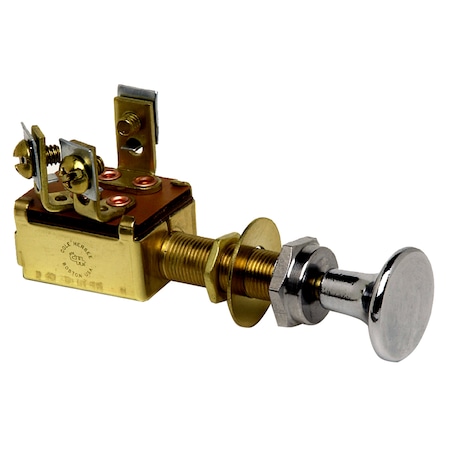 Cole Hersee M-284-01-Bp Single Pole Brass Marine Battery Switch 175 Amp