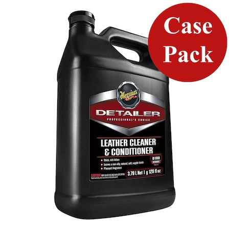 Meguiars Detailer Leather Cleaner -Conditioner - 1-Gallon, PK4