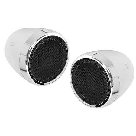 MC425BA 600W Motorcycle/ATV Sound System w/Bluetooth - Chrome