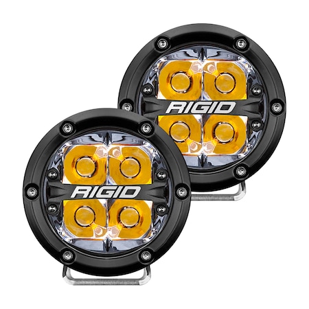 360-Series 4" Led Off-Road Spot W/ Amber
