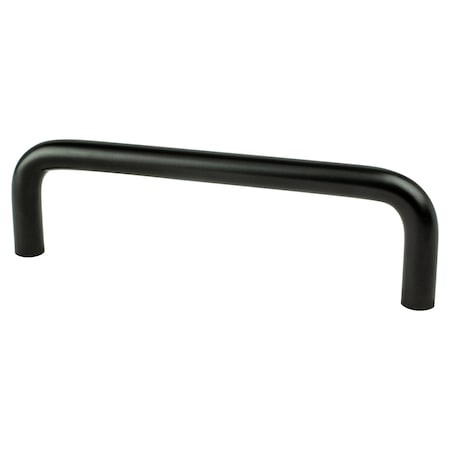 Berenson Advantage Wire Pulls 4 inch CC Matte Black Steel Pull 6126 ...