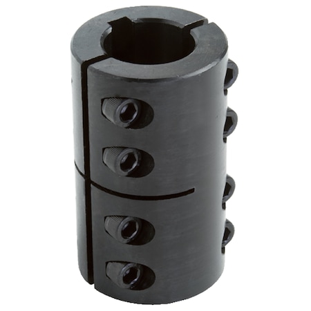 BO GSCC-025-025 1/4 X 1/4 ID Split Clamp Coupling STL BO GSCC-025-025 1/4 X 1/4 ID Split Clamp Coupling STL