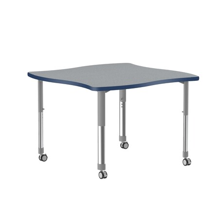 Correll HPL Collaborative Desk - Casters - Swerve AD4242-SWV-15-13-37 ...