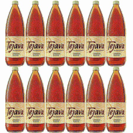 Tejava Original Unsweetened Black Tea Glass Bottles, 33 Fl Oz, PK 12 ...